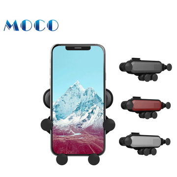 OEM disponible Gravity Linkage Handy Auto Retractable Lock Sensing Universal Air Vent Mount support pour téléphone portable de voiture